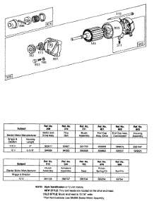 Electric Starter And Chart parts for Briggs & Stratton Engine 401437-0162-99 from AppliancePartsPros.com