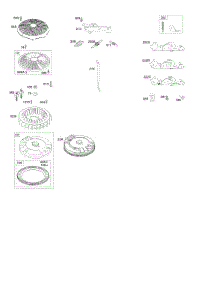 Flywheel, Controls parts for Briggs & Stratton Engine 401577-2219-B1 from AppliancePartsPros.com