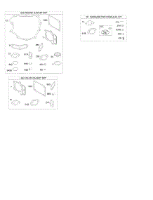 Engine / Valve Gasket Set, Carburetor Overhaul Kit parts for Briggs & Stratton Engine 401577-5887-B1 from AppliancePartsPros.com