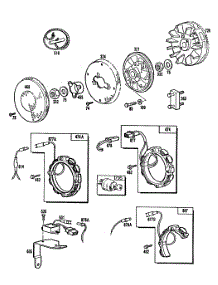 Alternators,Elect,Flywheel parts for Briggs & Stratton Engine 401707-0131-99 from AppliancePartsPros.com
