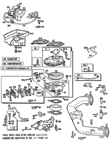 Carburetor Assembly,Manifold parts for Briggs & Stratton Engine 401707-0140-99 from AppliancePartsPros.com