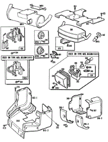 Mufflers,Shielding,Elect parts for Briggs & Stratton Engine 401707-0140-99 from AppliancePartsPros.com