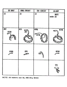 Alternator Chart parts for Briggs & Stratton Engine 402415-0691-01 from AppliancePartsPros.com