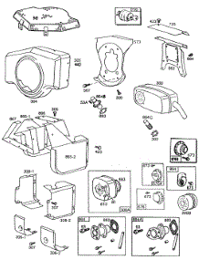 Blowerhsg,Mufflers,Shielding parts for Briggs & Stratton Engine 402437-0714-01 from AppliancePartsPros.com