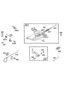 Control Bracket parts for Briggs & Stratton Engine 402437-1202-01 from AppliancePartsPros.com