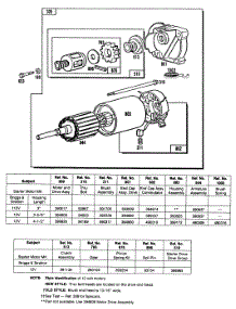 Electric Starter And Chart parts for Briggs & Stratton Engine 402707-0148-02 from AppliancePartsPros.com