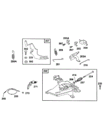 Control Assemblies,Oil Fill parts for Briggs & Stratton Engine 402707-1216-01 from AppliancePartsPros.com