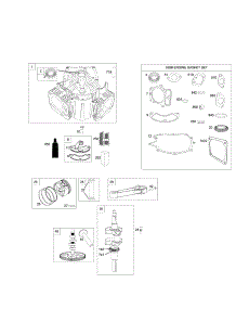 Camshaft, Crankshaft, Cylinder, Gasket Set - Engine, Piston, Rings, Connecting Rod parts for Briggs & Stratton Engine 4035A7-0409-E1 from AppliancePartsPros.com