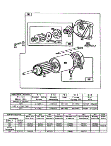 Electric Starter And Chart parts for Briggs & Stratton Engine 404437-0118-01 from AppliancePartsPros.com