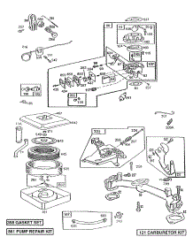 Crankshaft, Cam, Piston Grp parts for Briggs & Stratton Engine 404447-4002-01 from AppliancePartsPros.com