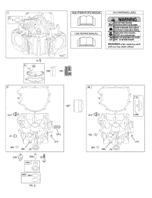 Cylinder, Engine Sump parts for Briggs & Stratton Engine 4045A7-0211-E1 from AppliancePartsPros.com