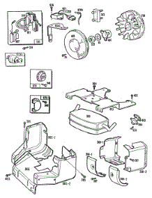 Blowerhsg,Mufflers,Shielding parts for Briggs & Stratton Engine 404707-0120-01 from AppliancePartsPros.com
