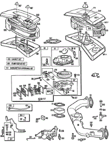 Carburetor Assemblies, A / C parts for Briggs & Stratton Engine 404707-0122-01 from AppliancePartsPros.com
