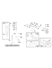Piston Group parts for Briggs & Stratton Engine 404707-1502-01 from AppliancePartsPros.com