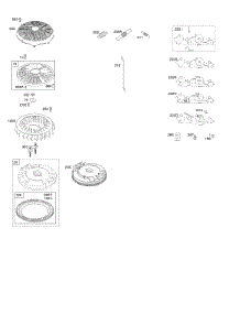 Flywheel, Controls parts for Briggs & Stratton Engine 405577-0128-B1 from AppliancePartsPros.com