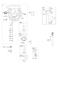 Engine Sump, Oil Pump, Dipstick / Tube Assembly parts for Briggs & Stratton Engine 405577-0688-B1 from AppliancePartsPros.com