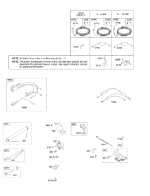 Alternator, Fuel Supply, Ignition parts for Briggs & Stratton Engine 405777-0132-E1 from AppliancePartsPros.com