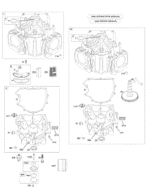 Cylinder, Engine Sump parts for Briggs & Stratton Engine 406677-0373-E1 from AppliancePartsPros.com