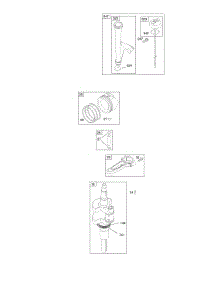 Camshaft, Crankshaft, Lubrication, Piston, Rings, Connecting Rod parts for Briggs & Stratton Engine 406677-0405-E1 from AppliancePartsPros.com