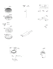 Flywheel, Alternator, Starter, Wire Harness parts for Briggs & Stratton Engine 409777-0001-01 from AppliancePartsPros.com