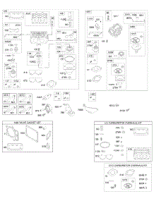 Carburetor, Fuel Supply, Gasket Set-Valve parts for Briggs & Stratton Engine 40F777-0111-E1 from AppliancePartsPros.com