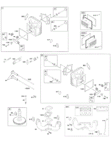 Camshaft, Cylinder Head, Valves parts for Briggs & Stratton Engine 40F777-0112-E1 from AppliancePartsPros.com