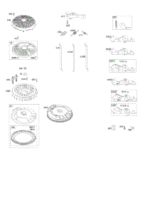 Flywheel, Controls parts for Briggs & Stratton Engine 40H777-0128-G1 from AppliancePartsPros.com