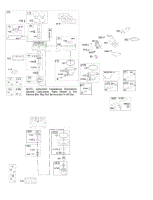 Carburetor, Fuel Supply parts for Briggs & Stratton Engine 40H777-0182-G5 from AppliancePartsPros.com