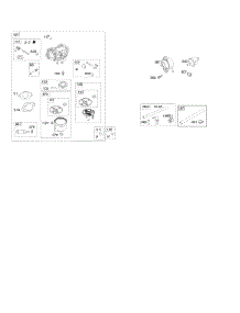 Carburetor, Fuel Filter parts for Briggs & Stratton Engine 40N777-0001-B1 from AppliancePartsPros.com