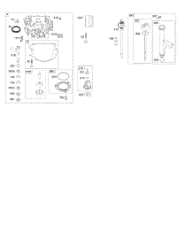 Engine Sump, Oil Pump, Dipstick / Tube Assembly parts for Briggs & Stratton Engine 40N777-0003-G1 from AppliancePartsPros.com