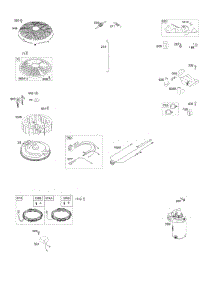 Flywheel, Alternator, Starter, Wire Harness parts for Briggs & Stratton Engine 40N777-0003-G1 from AppliancePartsPros.com