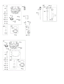 Engine Sump, Oil Pump, Dipstick / Tube Assembly parts for Briggs & Stratton Engine 40N877-0002-G1 from AppliancePartsPros.com
