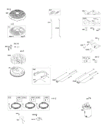Flywheel, Alternator, Starter, Wire Harness parts for Briggs & Stratton Engine 40N877-0005-G1 from AppliancePartsPros.com