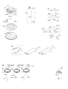 Flywheel, Controls, Wire Harness, Alternator, Starter parts for Briggs & Stratton Engine 40R877-0009-B1 from AppliancePartsPros.com