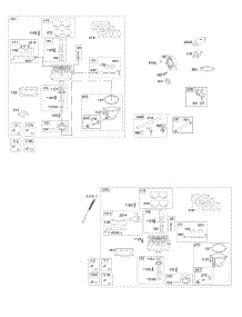 Carburetor, Fuel Supply parts for Briggs & Stratton Engine 40R877-0025-B1 from AppliancePartsPros.com
