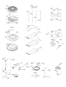 Flywheel, Controls, Wire Harness, Alternator, Starter parts for Briggs & Stratton Engine 40S877-0009-G1 from AppliancePartsPros.com