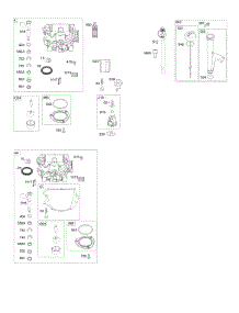Engine Sump, Oil Pump, Dipstick / Tube Assembly parts for Briggs & Stratton Engine 40S877-0012-G1 from AppliancePartsPros.com