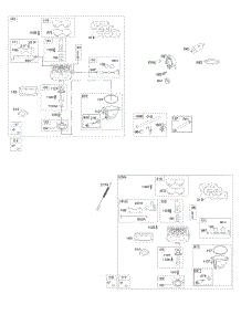 Carburetor, Fuel Supply parts for Briggs & Stratton Engine 40S877-0013-G1 from AppliancePartsPros.com