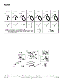 Alternator, Ignition parts for Briggs & Stratton Engine 422447-1155-01 from AppliancePartsPros.com