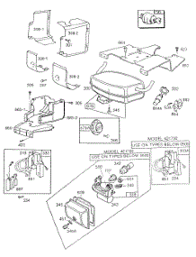 Blowerhsg,Mufflers,Shielding parts for Briggs & Stratton Engine 422707-0010-02 from AppliancePartsPros.com