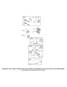 Oil parts for Briggs & Stratton Engine 422707-1511-01 from AppliancePartsPros.com