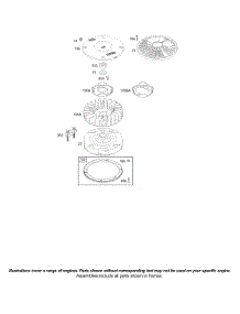 Flywheel parts for Briggs & Stratton Engine 42A707-1653-01 from AppliancePartsPros.com