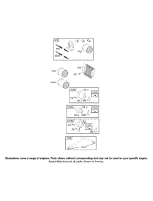 Oil parts for Briggs & Stratton Engine 42D707-1231-01 from AppliancePartsPros.com