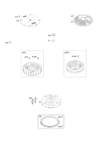Flywheel parts for Briggs & Stratton Engine 42E777-1280-03 from AppliancePartsPros.com