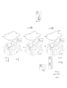 Crankcase Cover / Sump parts for Briggs & Stratton Engine 42E777-1880-E1 from AppliancePartsPros.com