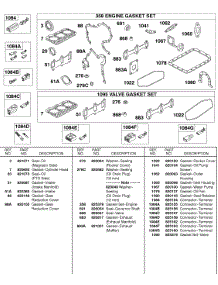Engine / Valve Gasket Sets, Terminal Connectors parts for Briggs & Stratton Engine 430447-0105-01 from AppliancePartsPros.com