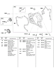 Gear Housing, Governor Gear parts for Briggs & Stratton Engine 430447-0305-E2 from AppliancePartsPros.com