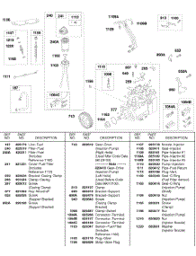Fuel Filter, Injection Pump parts for Briggs & Stratton Engine 432447-0105-01 from AppliancePartsPros.com