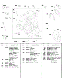 Cylinder, Oil Filter, Retainer Seal parts for Briggs & Stratton Engine 432447-0105-E2 from AppliancePartsPros.com
