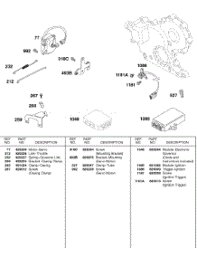 Ignition Module, Trigger Module, Electronic Module parts for Briggs & Stratton Engine 437447-0105-99 from AppliancePartsPros.com